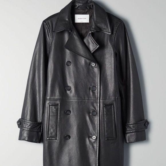 Aritzia Jackets Coats Aritzia Floyd Leather Trench Xs Poshmark